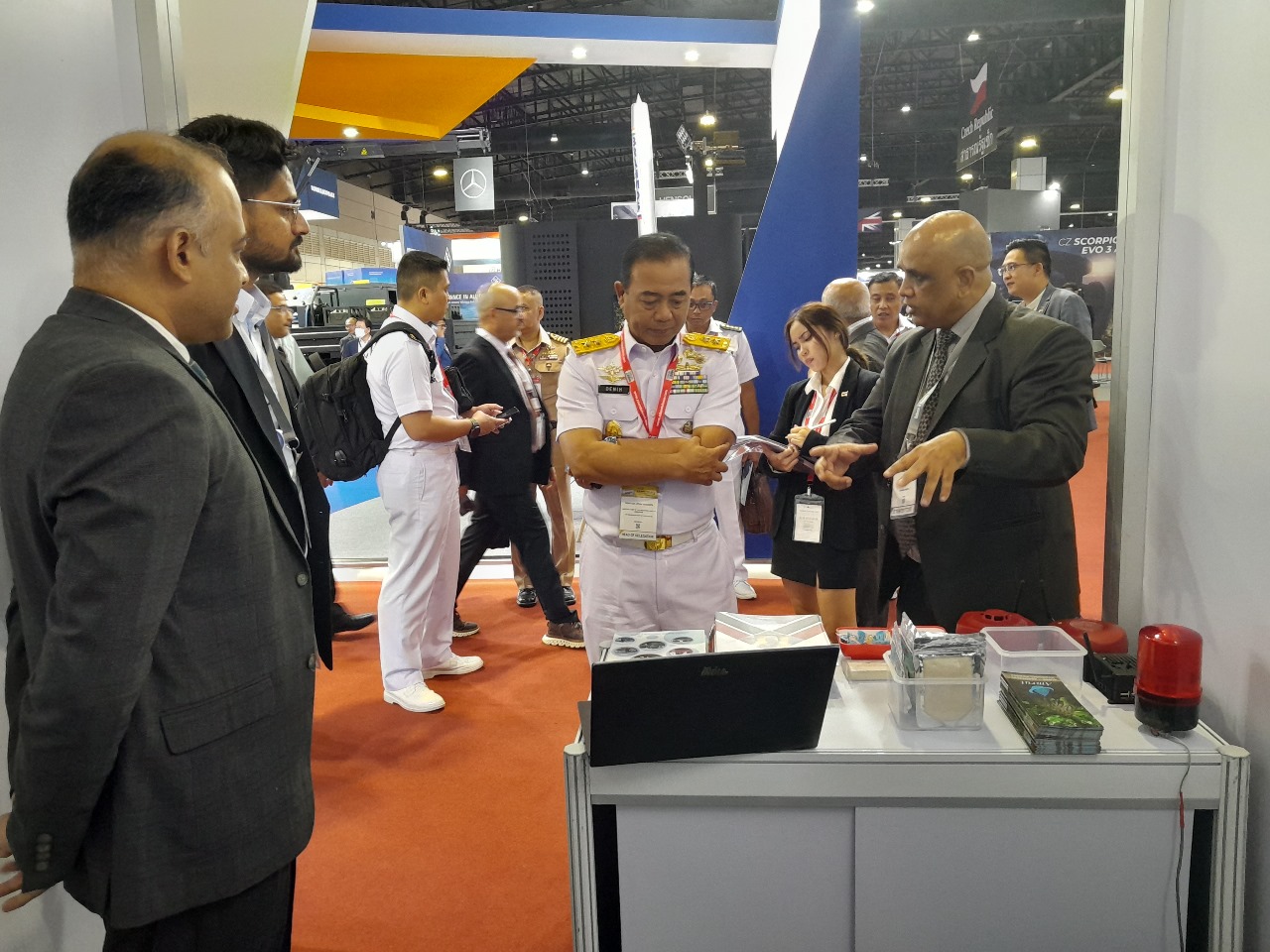 Crimson presenting at defence & Security 2023, Thailand
