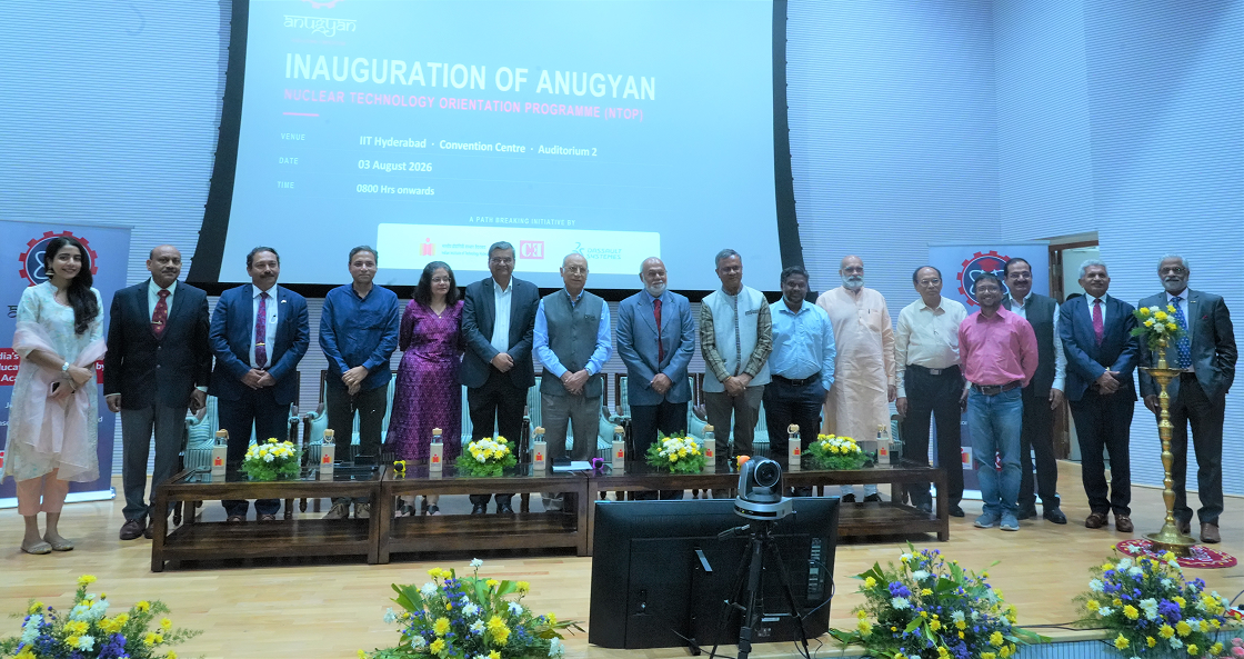 NDTV Education coverage of Crimson Energy: IIT Hyderabad and Crimson Energy launch ANUGYAN to boost India's nuclear talent